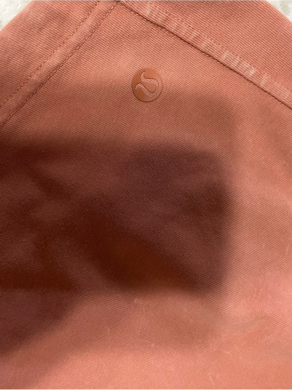Lululemon Women’s Stonewashed Rust Drawstring Lounge Shorts